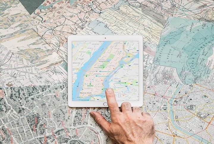 real time dynamic cloud based map